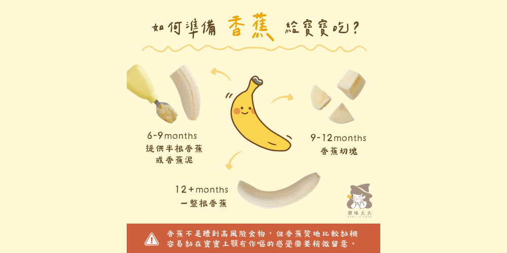 如何準備香蕉給寶寶吃？